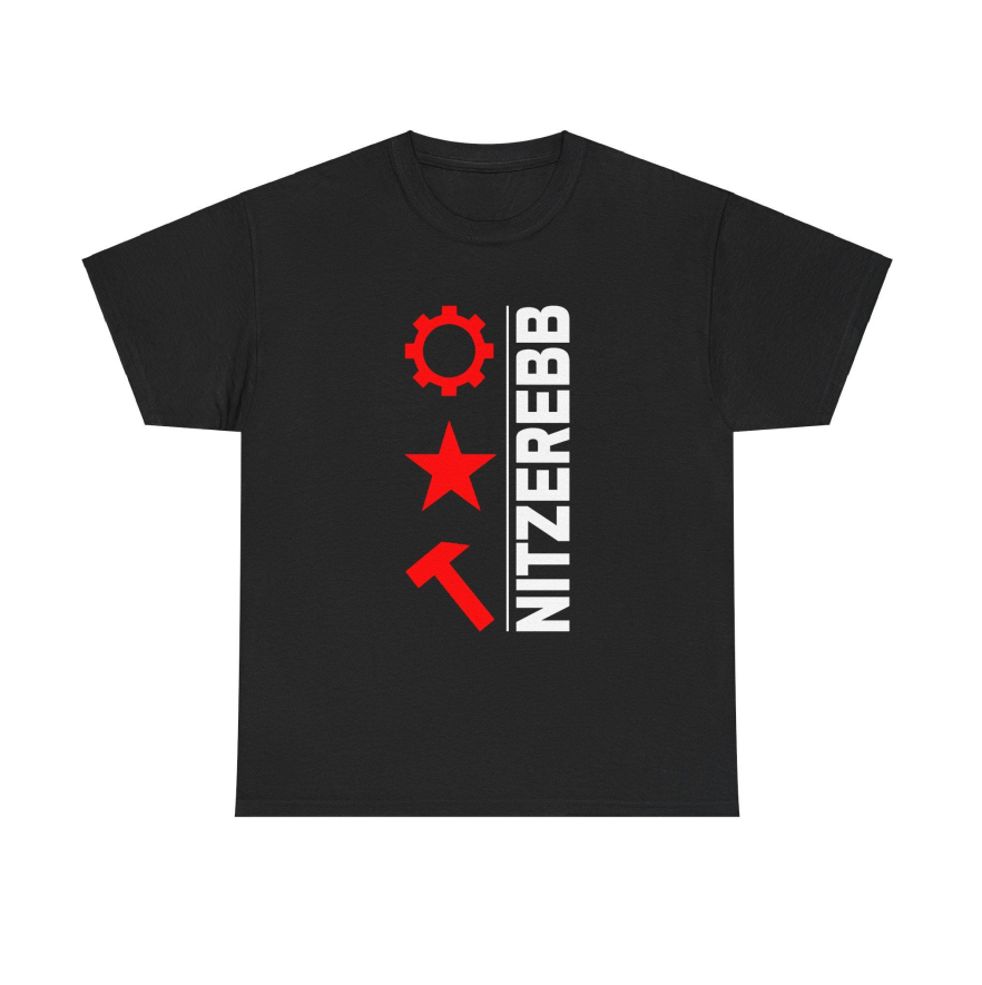 NITZER EBB - Crest Logo Red White - pánske tričko