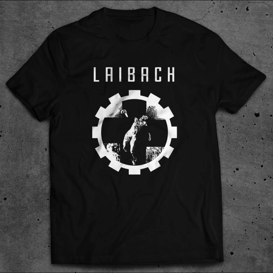 LAIBACH - Zahnrad Logo Symbol - čierne pánske tričko
