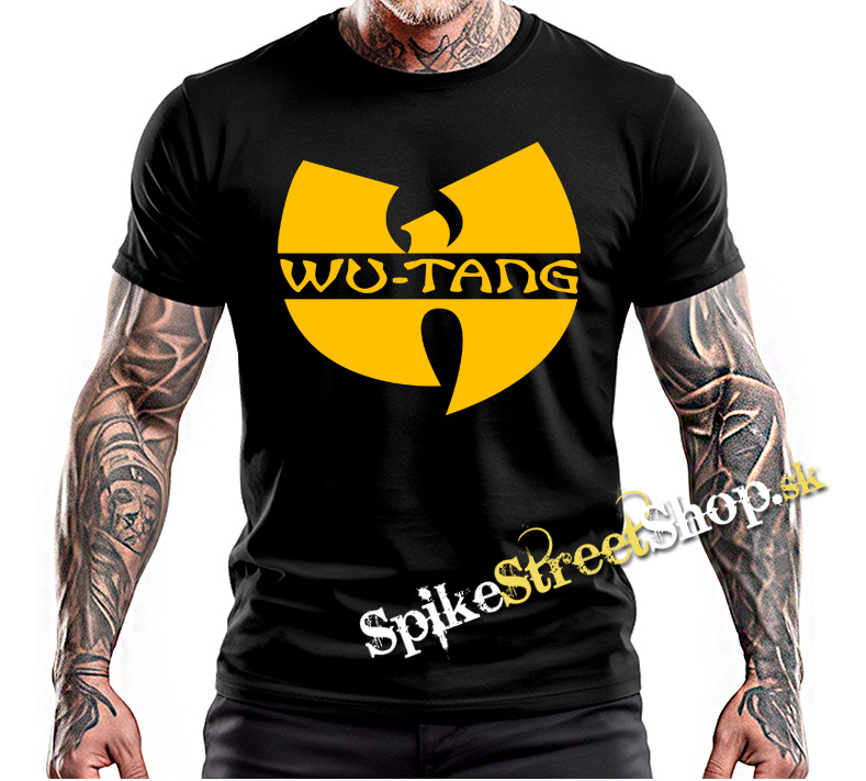 WU-TANG CLAN  - Logo Yellow - čierne detské tričko
