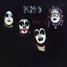 Fotonášivka KISS - Debut Album Cover
