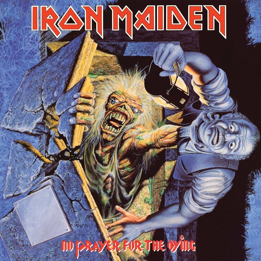 Fotonášivka IRON MAIDEN - No Prayer For The Dying Original LP Cover