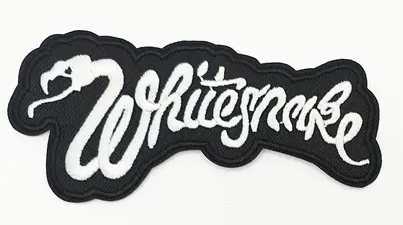 WHITESNAKE - Logo White - nažehlovacia nášivka