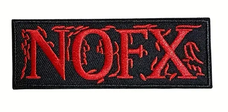 NOFX - Logo Red - nažehlovacia nášivka