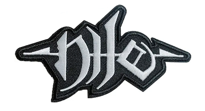 NILE - Logo White - nažehlovacia nášivka