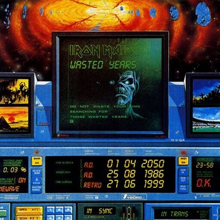 Fotonášivka IRON MAIDEN - Wasted Years