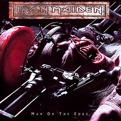 Fotonášivka IRON MAIDEN - Man On The Edge