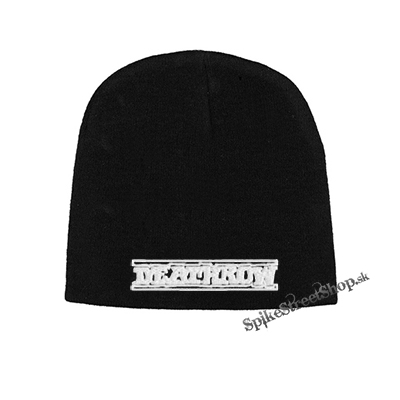 Čierna zimná čiapka DEATHROW - Logo White