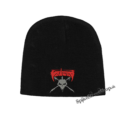 Čierna zimná čiapka VOIVOD - Logo Korgull