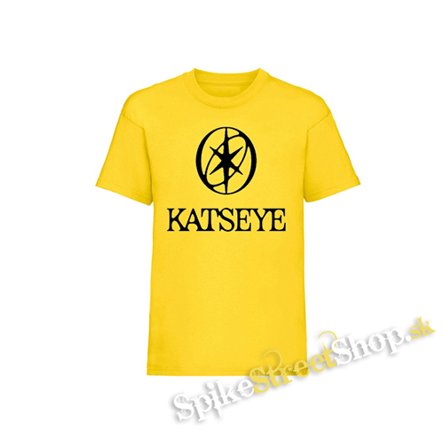 KATSEYE - Logo Crest - žlté detské tričko