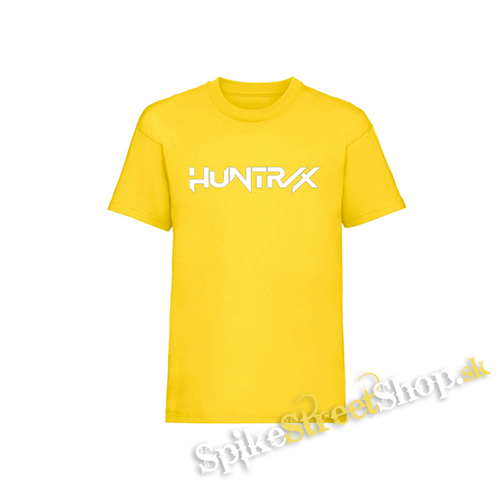 HUNTRIX - Logo White Kpop Demon Hunters - žlté detské tričko