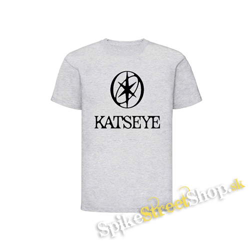 KATSEYE - Logo Crest - Svetlosivé chlapčenské tričko