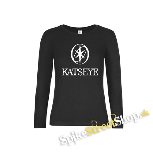 KATSEYE - Logo Crest - čierne dámske tričko s dlhými rukávmi