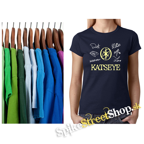 KATSEYE - Logo Signature - farebné dámske tričko