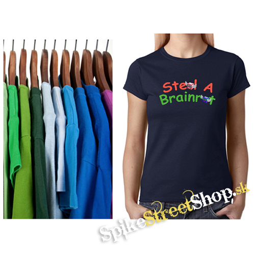 ROBLOX - STEAL A BRAINROT - Logo - farebné dámske tričko