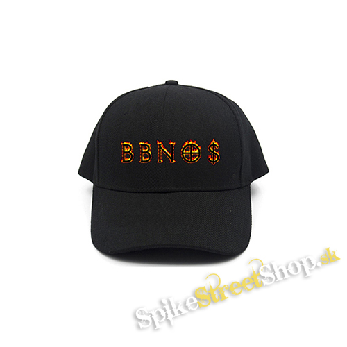 BBNO$ - Logo Fire - čierna šiltovka (-30%=AKCIA)