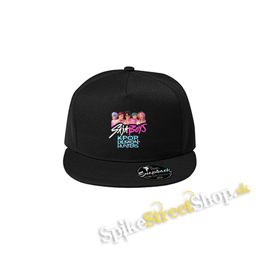 Čierna šiltovka SAJA BOYS - Kpop Demon Hunters - model "Snapback"