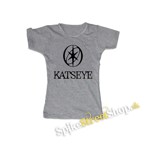 KATSEYE - Logo Crest - šedé dámske tričko