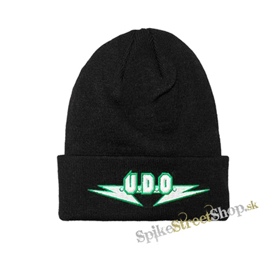 U.D.O. - Logo Green White - zimná čiapka