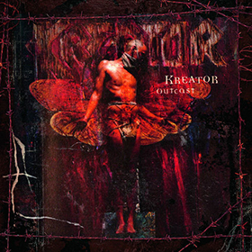 KREATOR - Outcast - štvorcová chrbtová nášivka