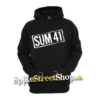 SUM 41 - White Logo - čierna pánska mikina