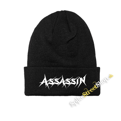 ASSASSIN - Logo White Thrash Metal Band - zimná čiapka