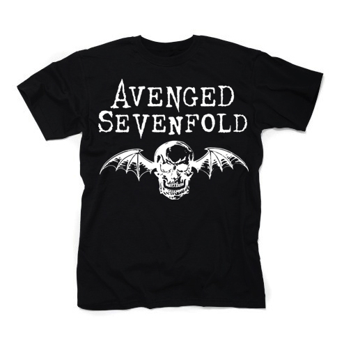 AVENGED SEVENFOLD - Logo A7X Skull - čierne detské tričko