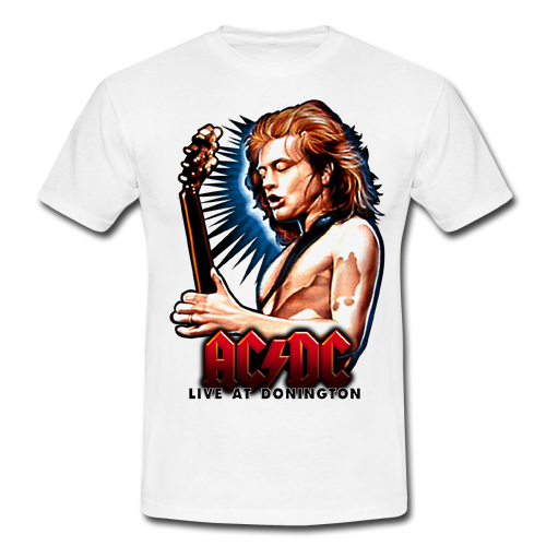 AC/DC - Live at Donington - biele detské tričko