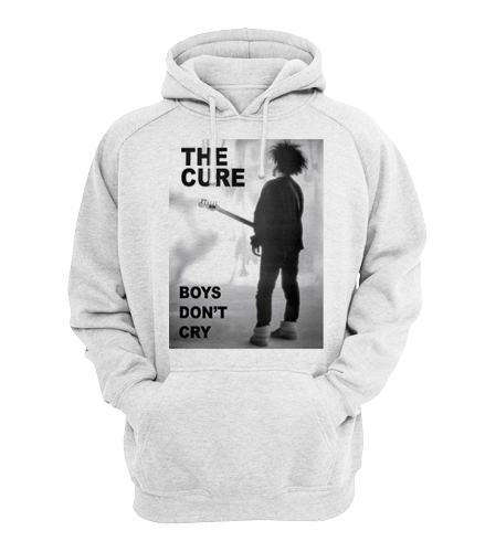 CURE - Boys Don´t Cry - sivá pánska mikina