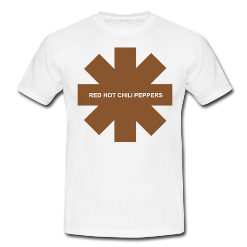 RED HOT CHILI PEPPERS - Lairy Lime Brown - biele pánske tričko
