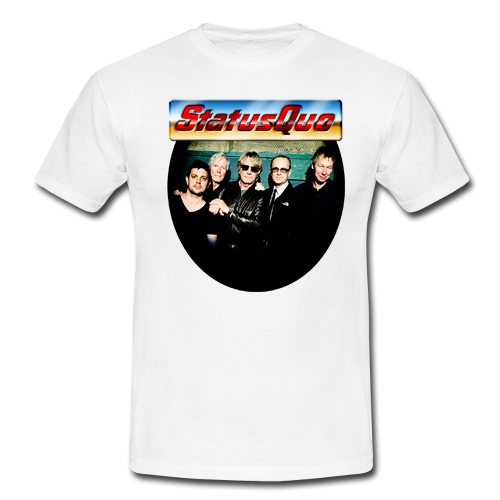 STATUS QUO - Band - biele pánske tričko