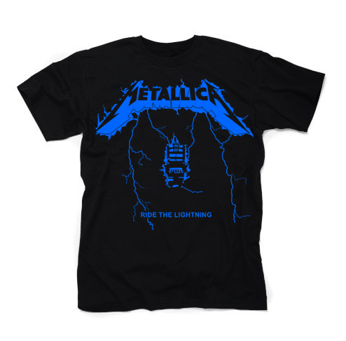 METALLICA - Ride The Lightning Blue Motive - pánske tričko