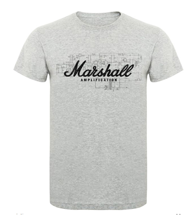 MARSHALL - Schematic Official - šedé detské tričko