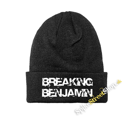 BREAKING BENJAMIN - White Logo - zimná čiapka