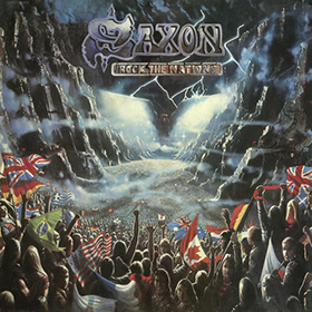 Fotonášivka SAXON - Rock The Nations