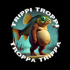 Fotonášivka TRIPPI TROPPI TROPPA TRIPPA - Black Poster
