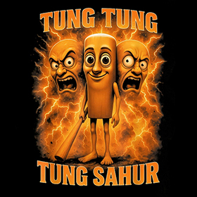 Fotonášivka TUNG TUNG TUNG SAHUR - Poster Motive 2