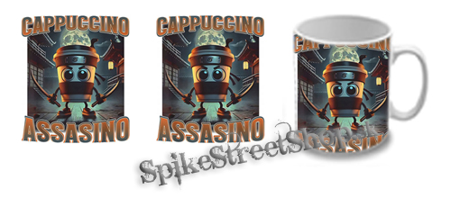 Hrnček CAPPUCCINO ASSASSINO - Motive 3 NA BIELE