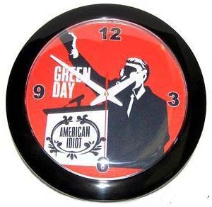 GREEN DAY - American Idiot - nástenné hodiny