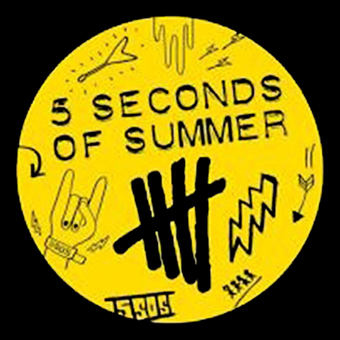 Fotonášivka 5 SECONDS OF SUMMER - Scribble Logo
