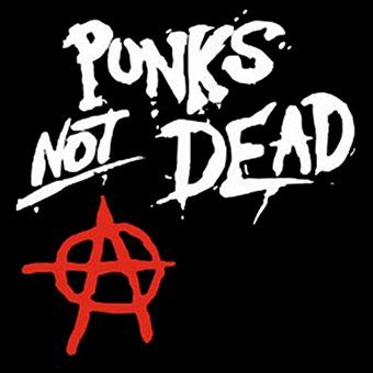 Fotonášivka ANARCHY - Punks Not Dead