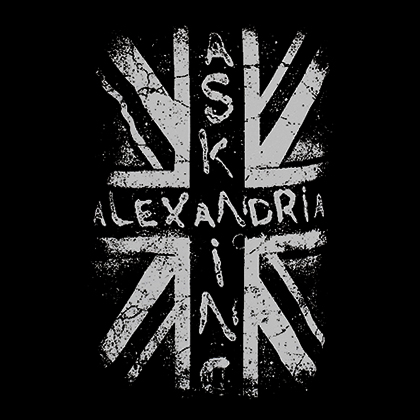 Fotonášivka ASKING ALEXANDRIA - Grey Flag