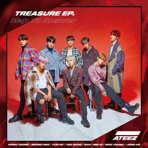 Fotonášivka ATEEZ - Treasure EP Map To Answer