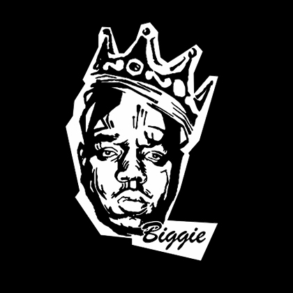Fotonášivka BIGGIE SMALLS - Portrait