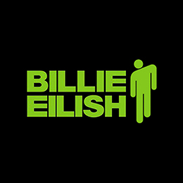 Fotonášivka BILLIE EILISH - Logo And Stickman