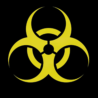 Fotonášivka BIOHAZARD - Znak