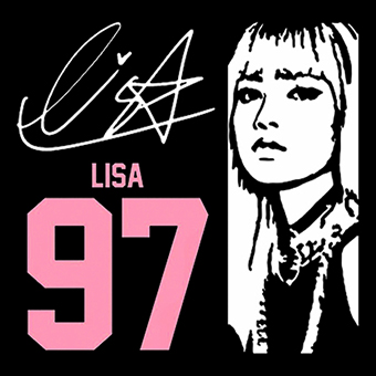 Fotonášivka BLACKPINK - Lisa 97 Signature Portrait