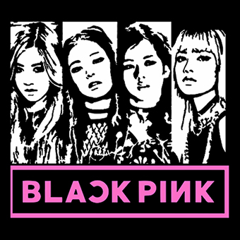 Fotonášivka BLACKPINK - Logo & Band