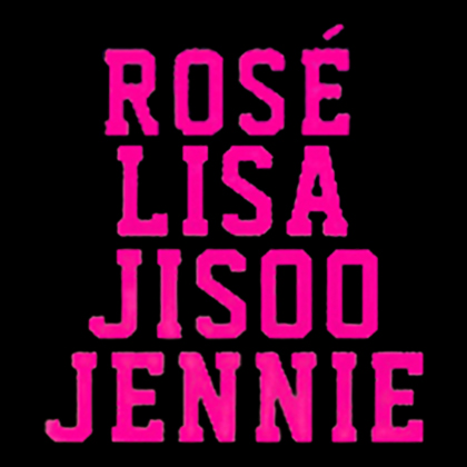 Fotonášivka BLACKPINK - Names