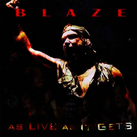 Fotonášivka BLAZE BAYLEY - As Live As It Gets