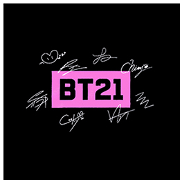 Fotonášivka BT21 - Logo Signature
